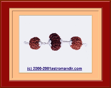 saturn rudraksha pendant